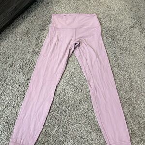 Pink lululemon pants size 6